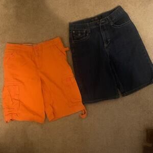 Women's Shorts Size10 Kaalu Euro Demin & Company 81 orange preowned